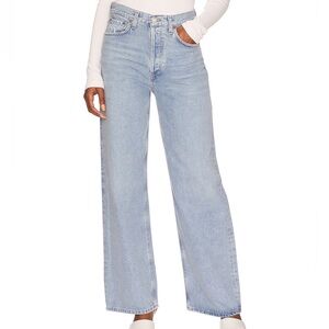 Agolde Low Rise Baggy Jeans in Void sz. 27